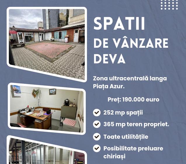 Spațiu comercial, de 252 mp, în Piața Centrală