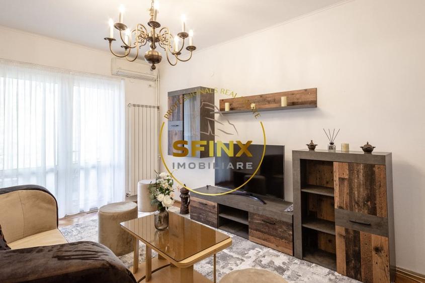 Apartament cu 2 camere decomandat, mobilat în Amzei