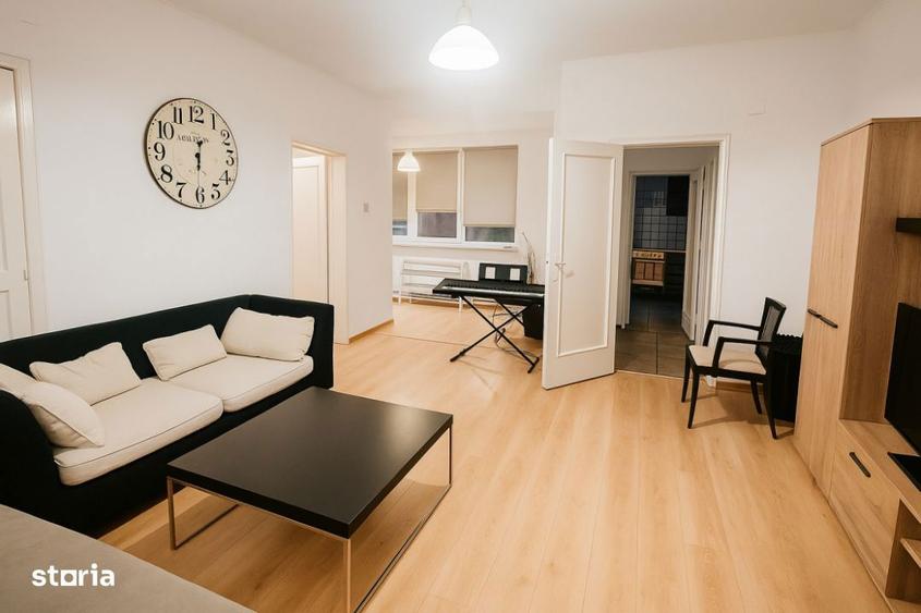 Apartament cu 2 camere, mobilat în Sala Palatului