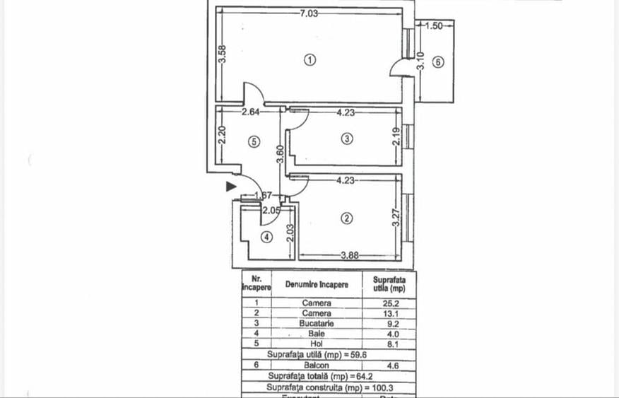 Vand ap 2 camere Exigent - 6
