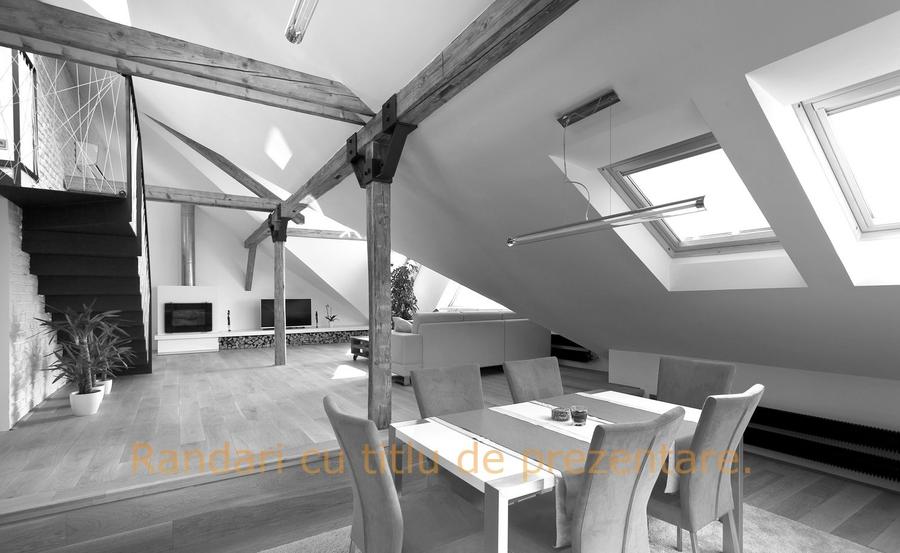 Penthouse cu 4 camere semidecomandat în Aviatorilor