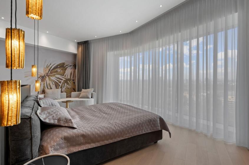 Apartament cu 5 camere decomandat, mobilat în Barbu Văcărescu