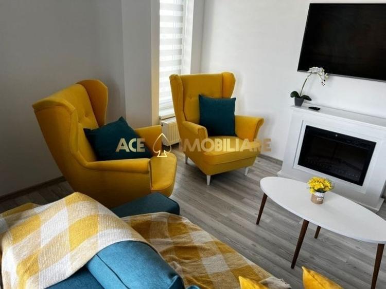 Apartament cu 2 camere semidecomandat, mobilat în Popești-Leordeni