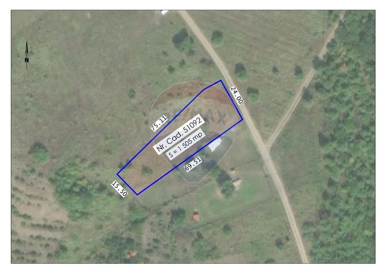 Teren Construcții intravilan de 1505 mp, în Paleu