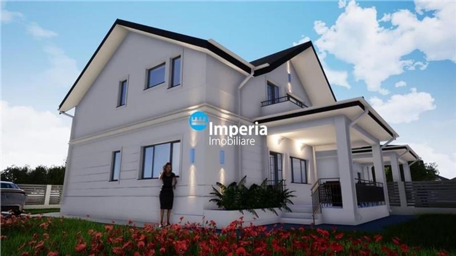 Casă individuală cu 4 camere cu Teren 500 Mp în Copou