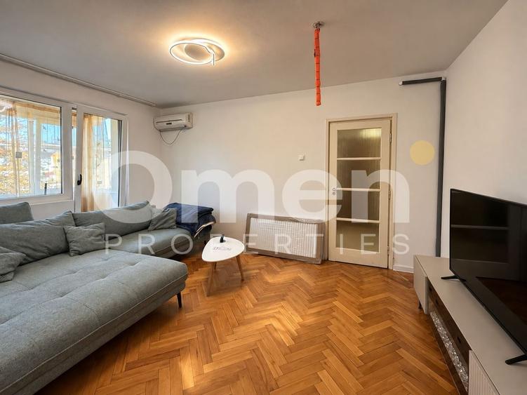 Apartament cu 2 camere semidecomandat, mobilat în Central