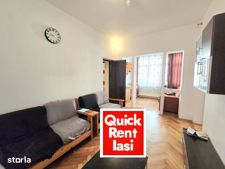 Apartament cu 2 camere semidecomandat în Ultracentral