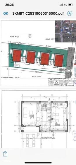Casă cu 3 camere cu Teren 250 Mp în Tunari