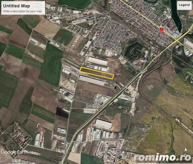 Teren de 26000 mp, în Nord