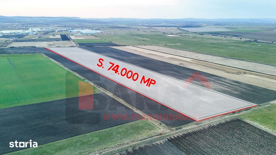 Teren de 74000 mp, în Șura Mică
