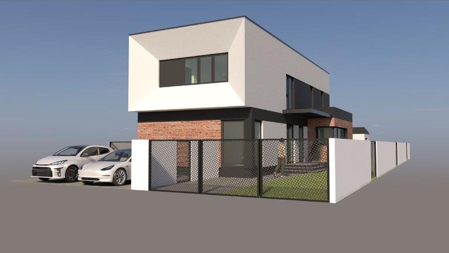 Casă individuală cu 5 camere cu Piscina în Moșnița Nouă