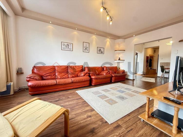 Apartament cu 4 camere semidecomandat, mobilat în Zorilor