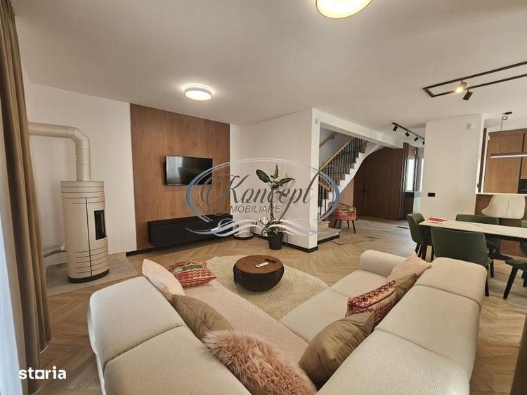 Gilau, casa mobilata cu parc privat in complex - 16