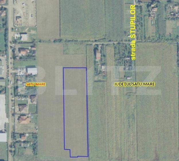 Teren Construcții intravilan de 9433 mp, în Careiului