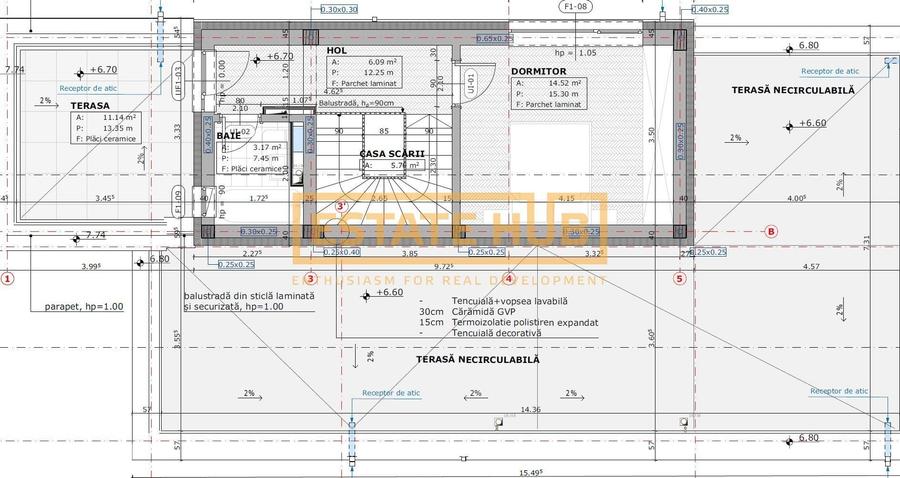 Casă individuală cu 5 camere cu Canalizare în Andrei Mureșanu