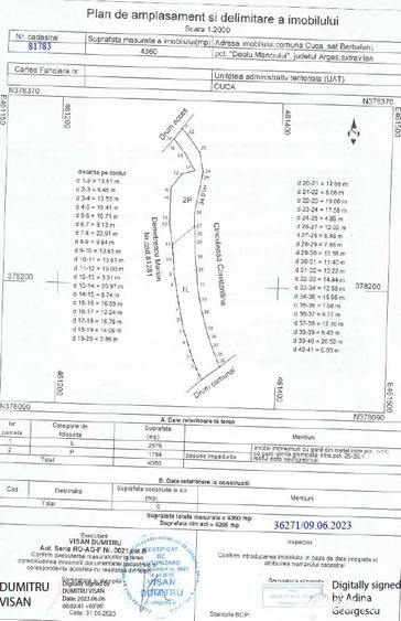 Casă cu 3 camere cu Teren 7800 Mp în Central