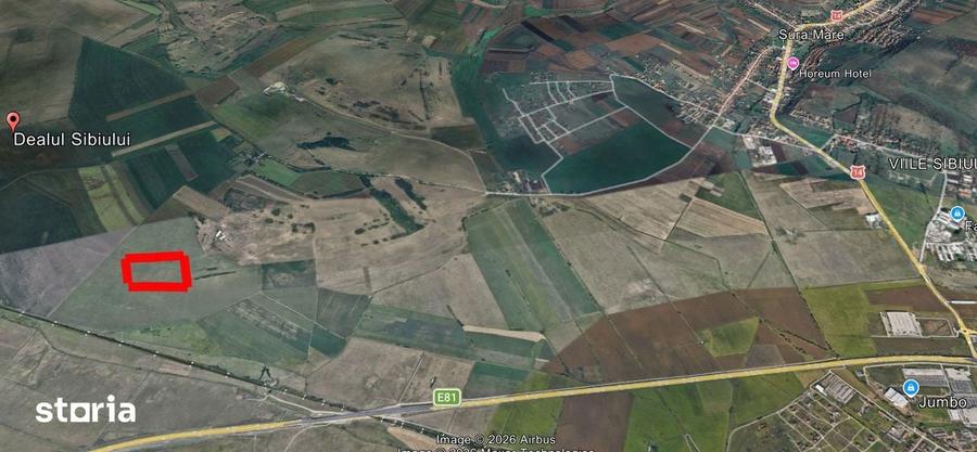 Teren agricol extravilan Sura Mare- 5000 mp - 2