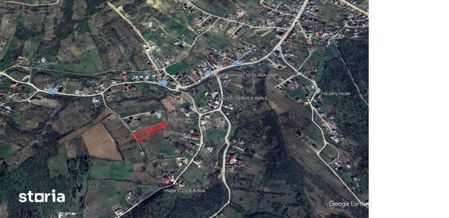 teren de vanzare tomesti intravilan utilitati 3000 mp 35 euro/mp - 2