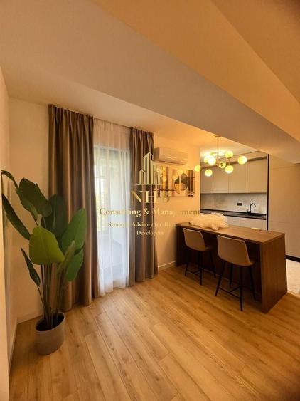 Apartament cu 2 camere nedecomandat, mobilat în Doamna Ghica