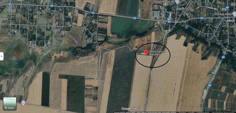 Spațiu industrial, de 800 mp, în Albești