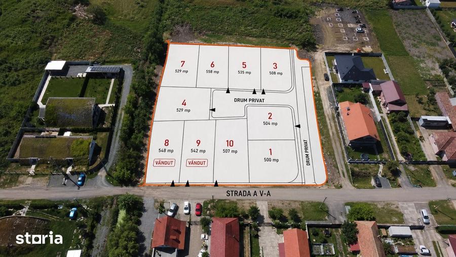 Teren de 541.82 mp, în Săcălaz