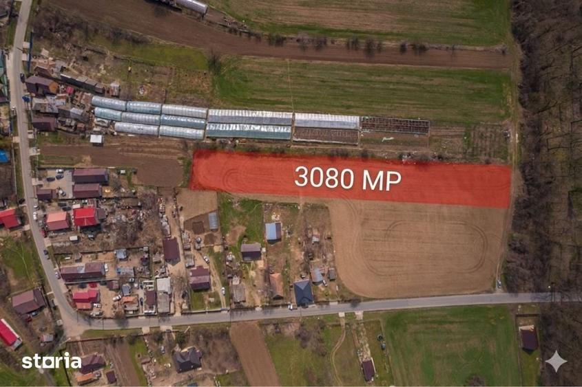 Teren de 3083 mp, în Gruiu