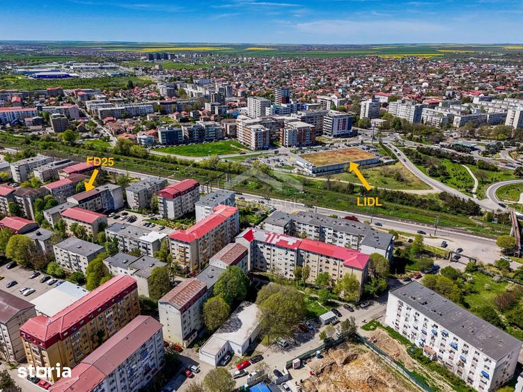 Apartament cu 3 camere decomandat, mobilat în Sud