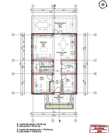 Casă cu 4 camere cu Teren 500 Mp în Central