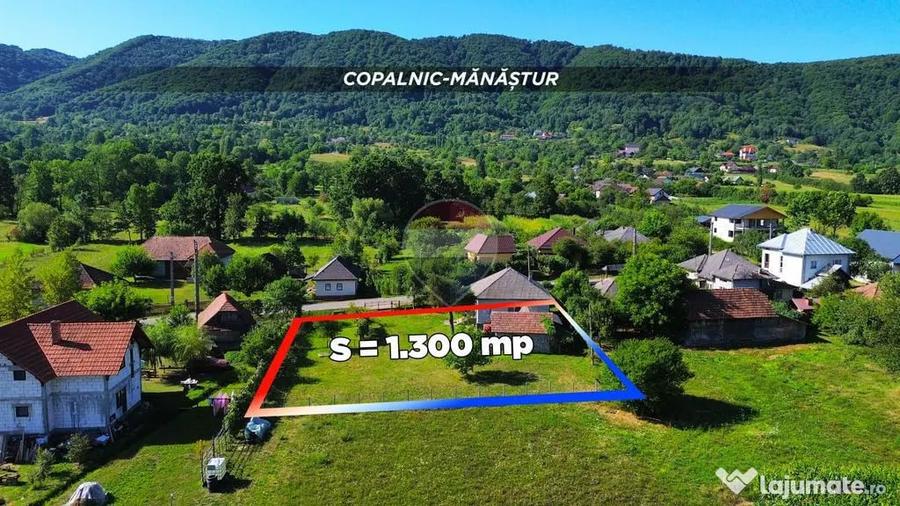 Casă cu 2 camere cu Teren 1300 Mp în Copalnic