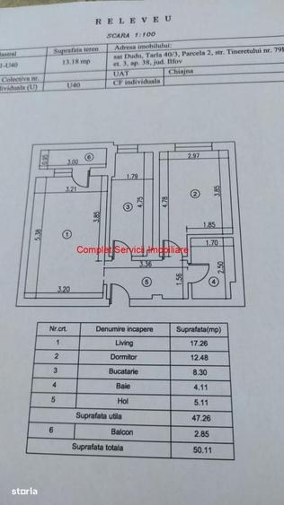Apartament cu 2 camere decomandat în Roșu