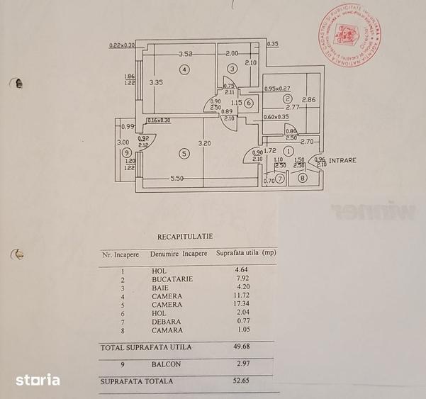 Apartament cu 2 camere semidecomandat în Dristor