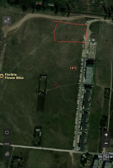 Teren de 1000 mp, în Tractorul