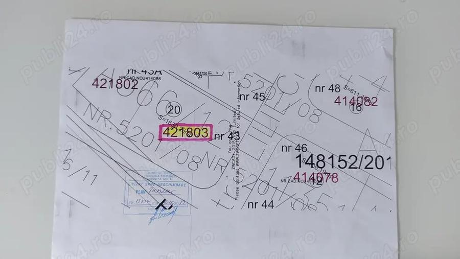 Teren de 1100 mp, în Moșnița Nouă
