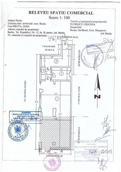 Spațiu comercial, de 81 mp, în Republicii