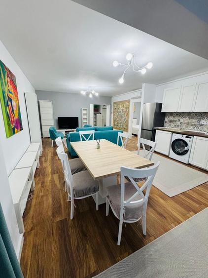 Apartament cu 2 camere semidecomandat, mobilat în Pipera — fotografia 3