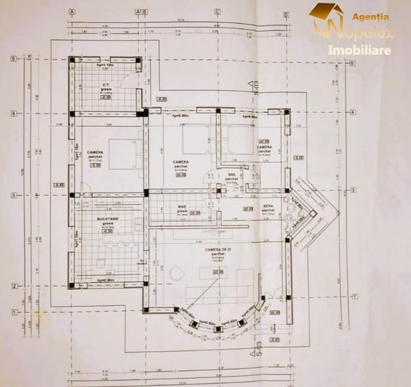 Casă individuală cu 4 camere cu Garaj în Apahida