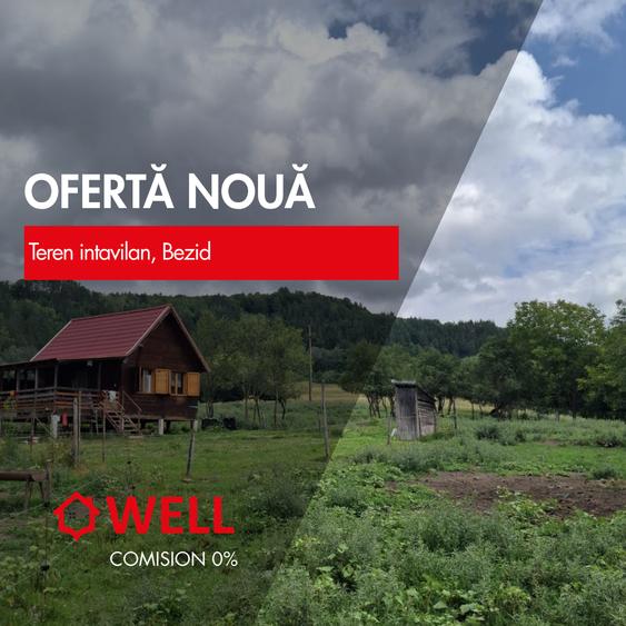 Teren Construcții intravilan de 2526 mp, în Bezidu Nou