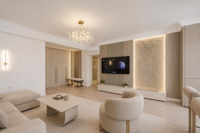 Apartament cu 2 camere semidecomandat în Pipera