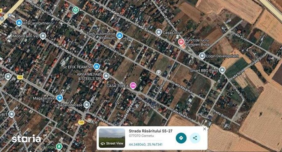 Teren de 5796 mp, în Cornetu