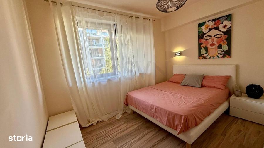 Apartament cu 3 camere semidecomandat în Herăstrău