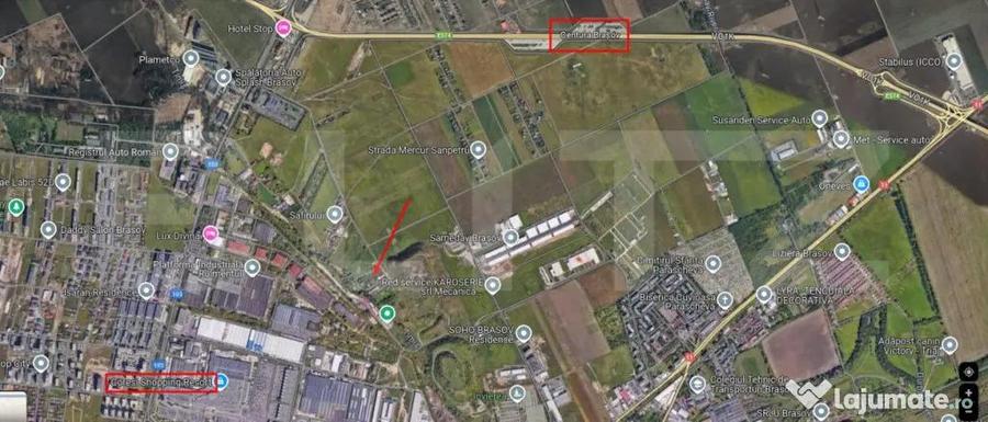 Teren de 3300 mp, în Rulmentul