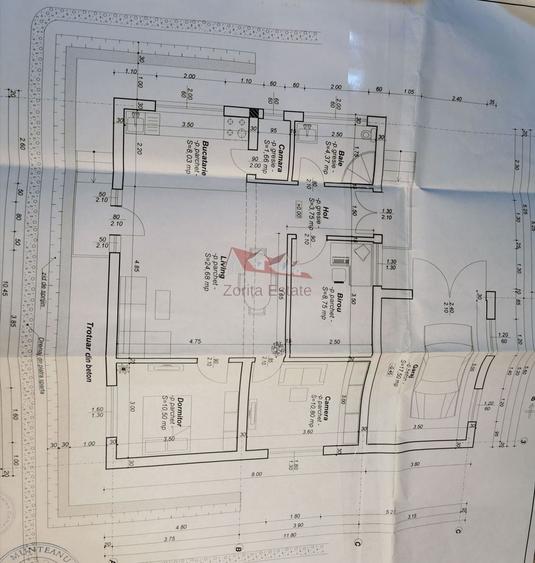Teren Construcții intravilan de 1188 mp, în Nord-Vest