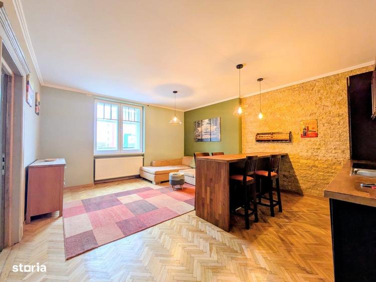 Apartament cu 3 camere, mobilat în Ultracentral