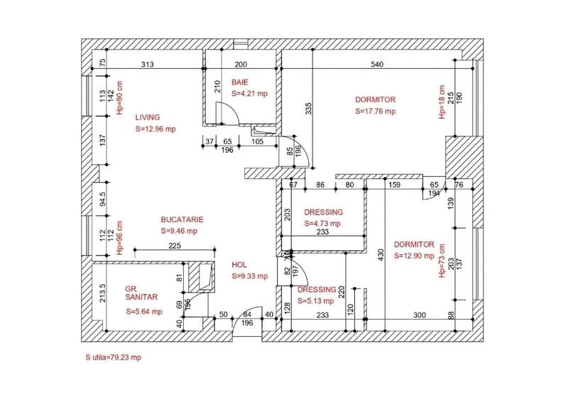 Apartament cu 3 camere circular, mobilat în Unirii