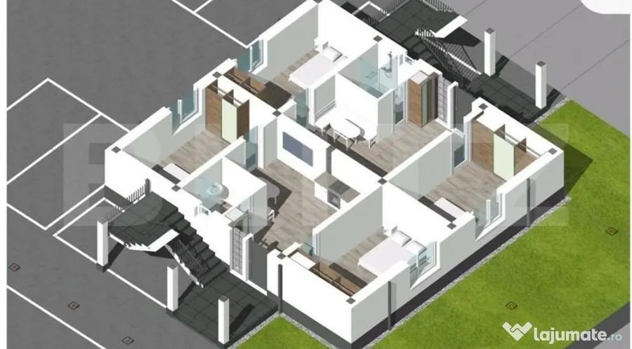 Apartament cu 2 camere decomandat în Sângeorgiu de Mureș