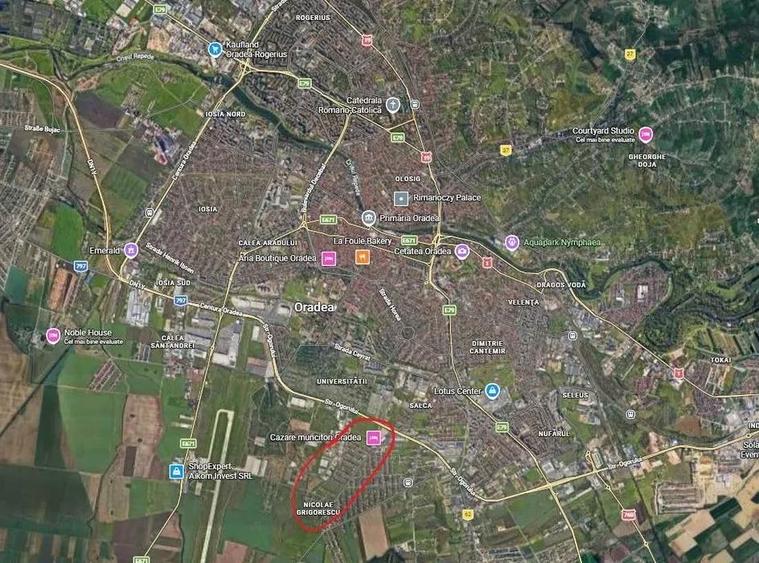 Teren de vanzare, Oradea, jud. Bihor, strada Episcop Vasile Hossu - 7