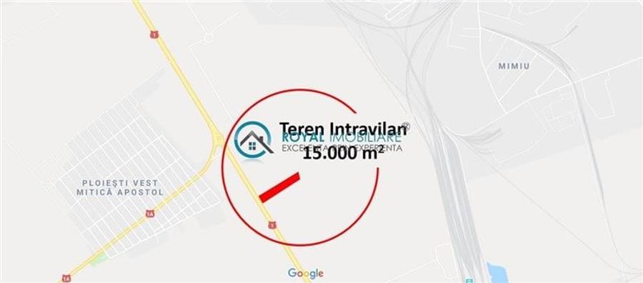 Teren agricol intravilan de 15000 mp, în Vest