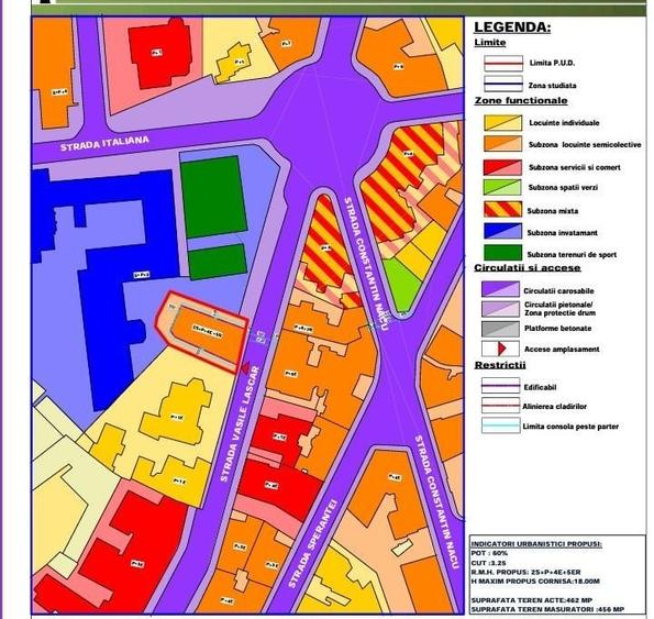 Teren Construcții intravilan de 462 mp, în Armeneasca