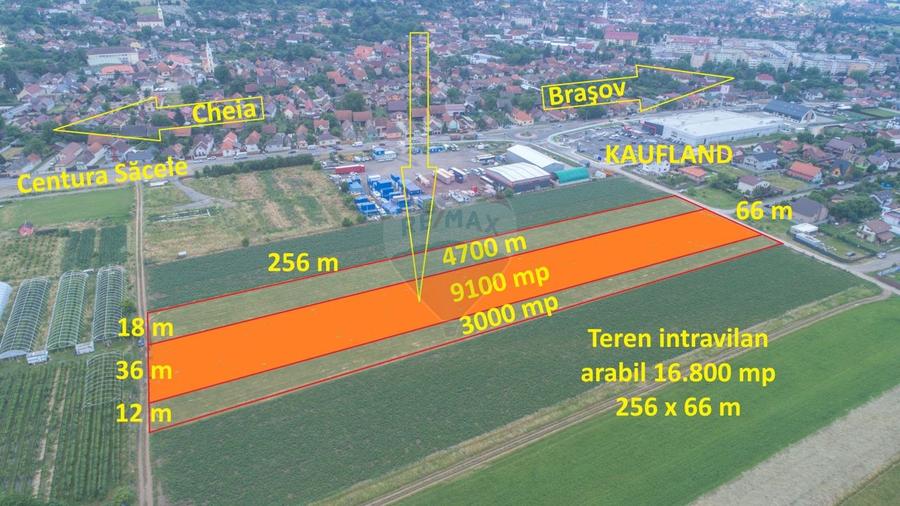 Teren agricol intravilan de 9100 mp, în Satulung