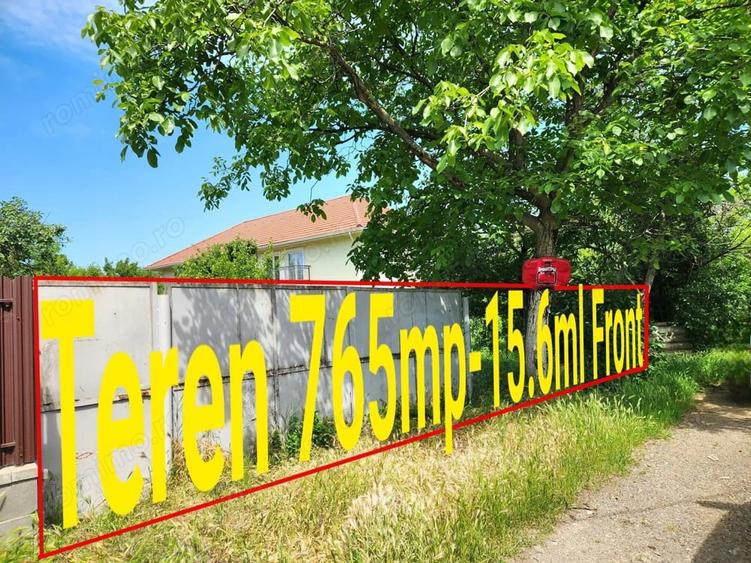 Teren de 765 mp, în Braytim